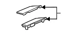 Console Tray - Mazda (da6v64360a) - view 3
