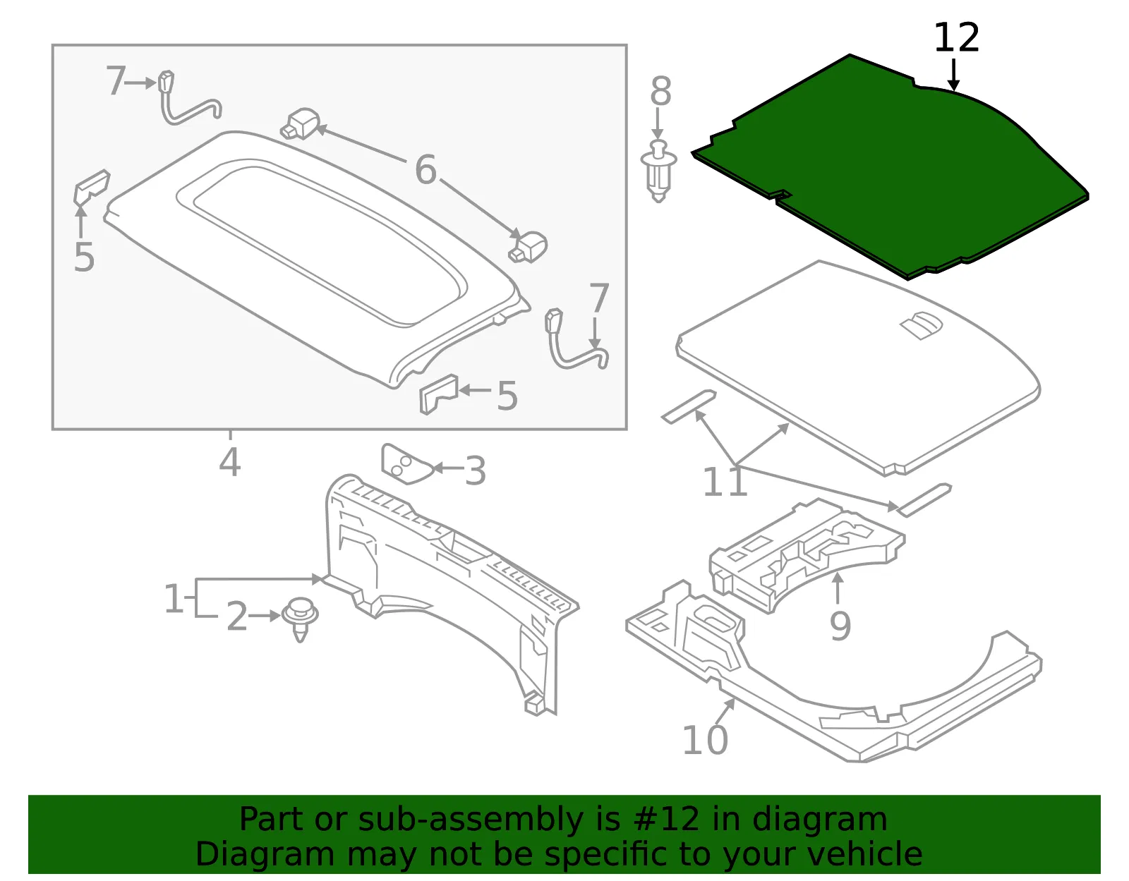 Trunk Mat - Mazda (db3p6881xa02) - view 2