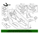 Console Trim Panel - Mazda (db3s6436x) - view 4