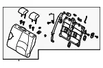 Seat Back Assembly - Mazda (dd9c5745044) - view 3