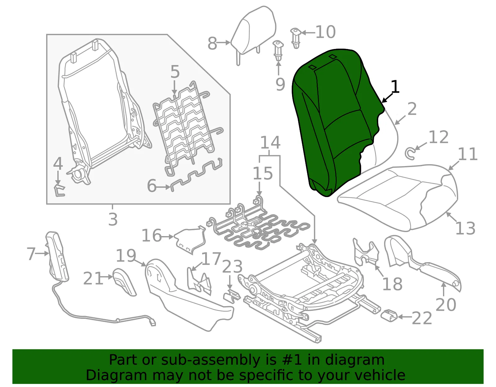 Seat Back Cover - Mazda (dd9c8813144) - view 2