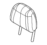 Headrest - Mazda (ddal88240b1b) - view 3