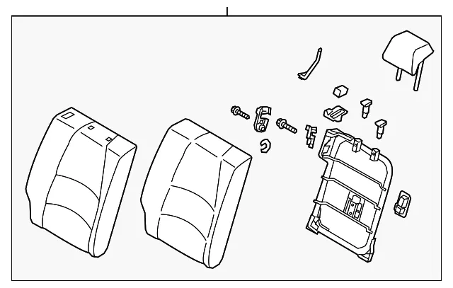 Seat Back Assembly - Mazda (devv5710021)