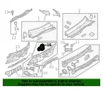 Dash Panel Reinforcement - Mazda (df7154430a) - view 4