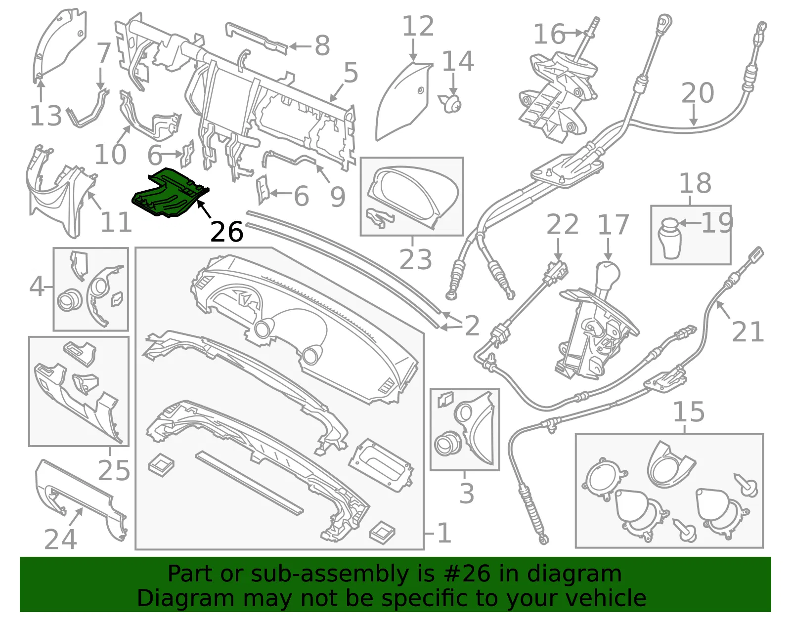 Instrument Panel Cover - Mazda (df7164520) - view 2