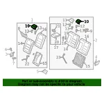 Headrest, Outer - Mazda (dfr78824003) - view 3