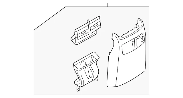 Console Panel - Mazda (dfr96447002)