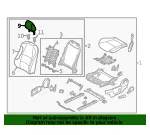 Headrest - Mazda (dfs68814002) - view 4