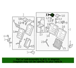 Headrest, Center - Mazda (dfs68834018) - view 4