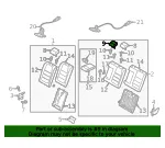 Headrest, Center - Mazda (dfs68834039) - view 4