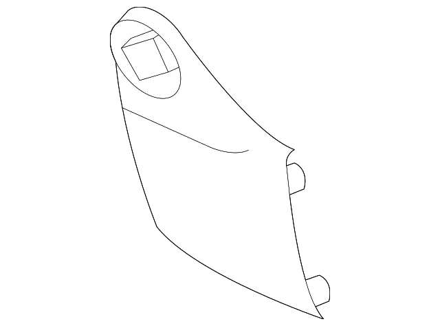 Seat Belt Anchor Plate Cover - Mazda (dgh95704602)
