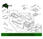 Console Bracket - Mazda (dgh96433x) - view 4