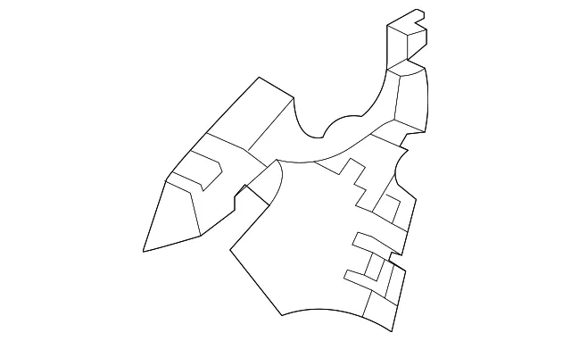 Seat Back Recliner Adjustment Mechanism Cover - Mazda (dgh9881g402)