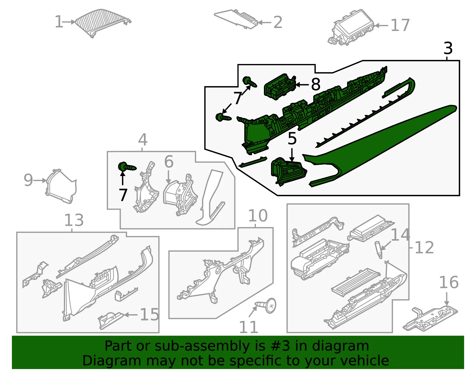 Trim Panel Assembly - Mazda (dgj15515002) - view 2
