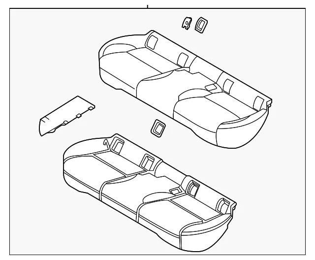 Seat Cushion Foam - Mazda (dgj557200b03)