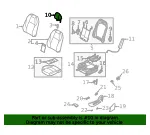 Headrest - Mazda (dgj58814002) - view 4