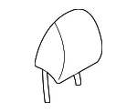 Headrest - Mazda (dgj58814003) - view 3