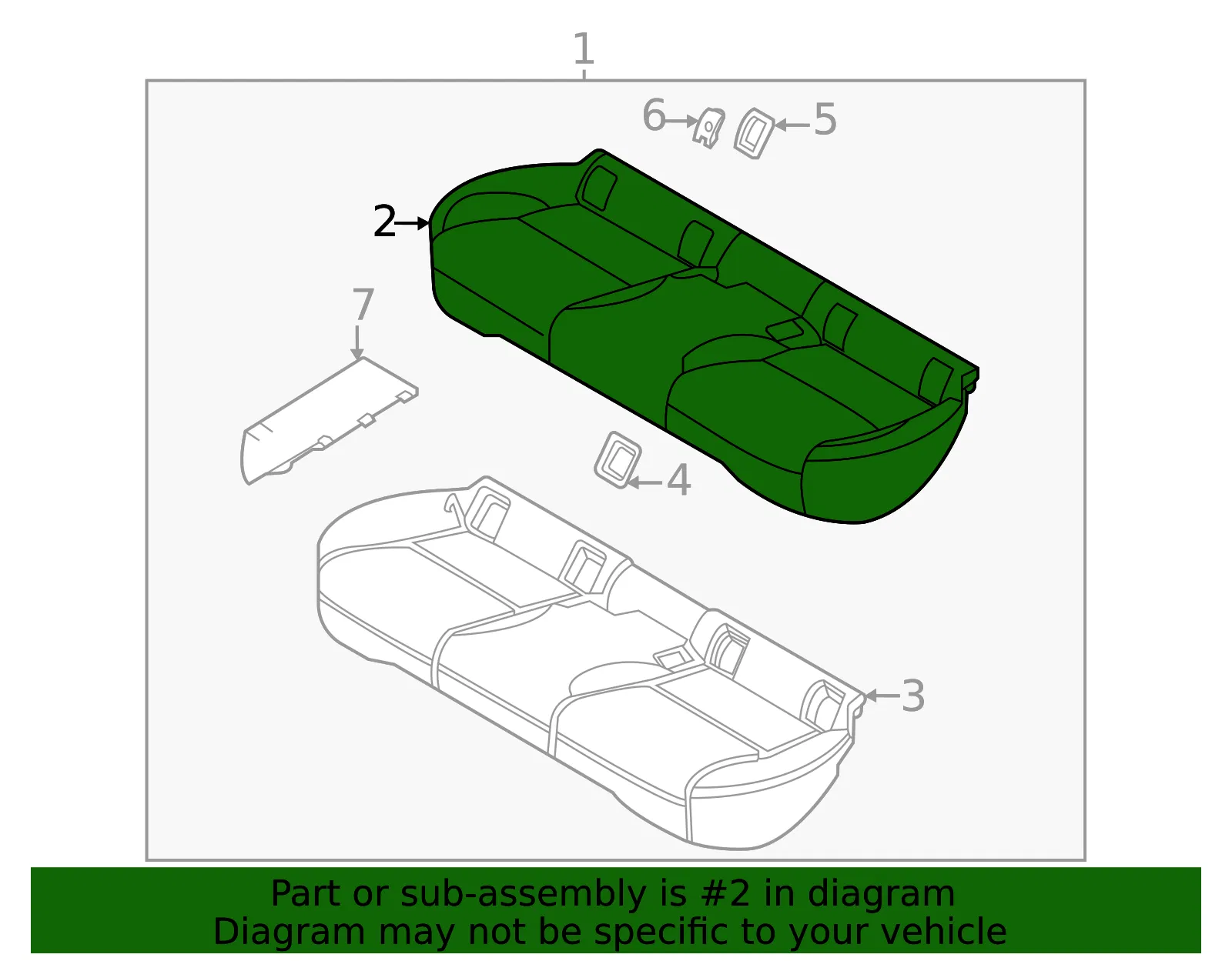 Cushion Cover - Mazda (dgj58820103) - view 2