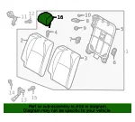 Headrest, Outer - Mazda (dgj58824002) - view 4