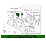 Headrest, Outer - Mazda (dgj58824003) - view 4