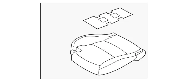 Seat Cushion Foam - Mazda (dgj88816127)