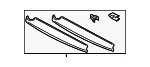 Instrument Panel Trim Panel - Mazda (dh4c5521040) - view 3