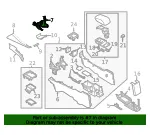 Console Bracket - Mazda (dh4e6432002) - view 4