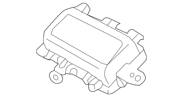 Instrument Panel Air Bag - Mazda (dh4g57k50)