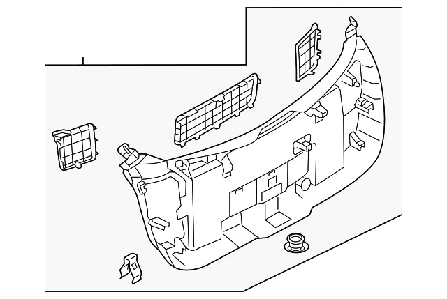 Lift-Gate Trim - Mazda (dm0p68960)