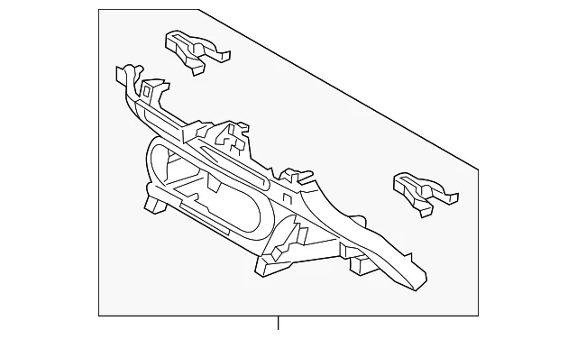 Instrument Panel Trim Panel - Mazda (dm0r64270a02)