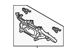Instrument Panel Trim Panel - Mazda (dm0r64270a02) - view 3