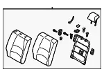 Seat Back Assembly - Mazda (dn2g5740013) - view 3