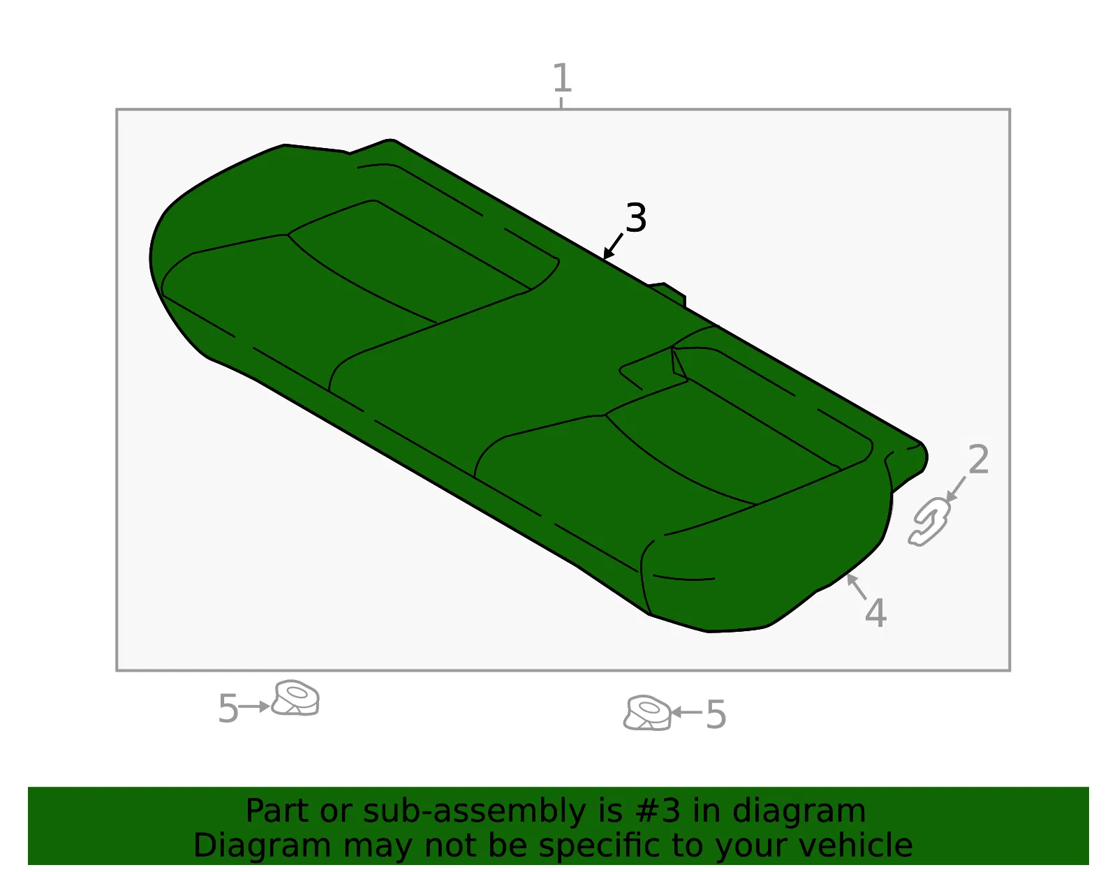 Cushion Cover - Mazda (dn3e8820102) - view 2