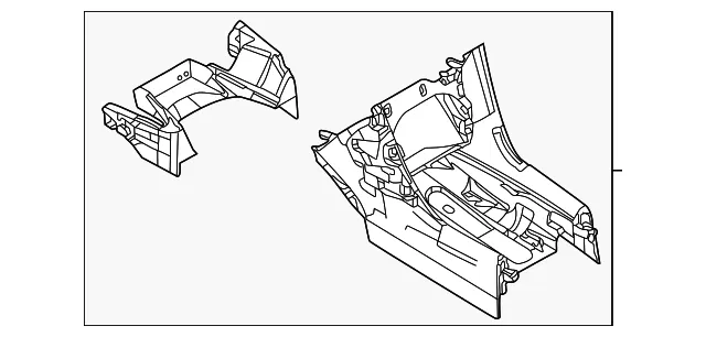 Front Console - Mazda (dn4e64320b02)