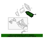 Console Compartment - Mazda (dn4e64360a2f) - view 4