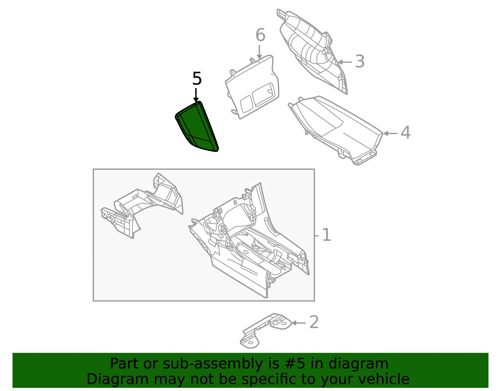 Side Trim - Mazda (dn4e6448x02) - view 2