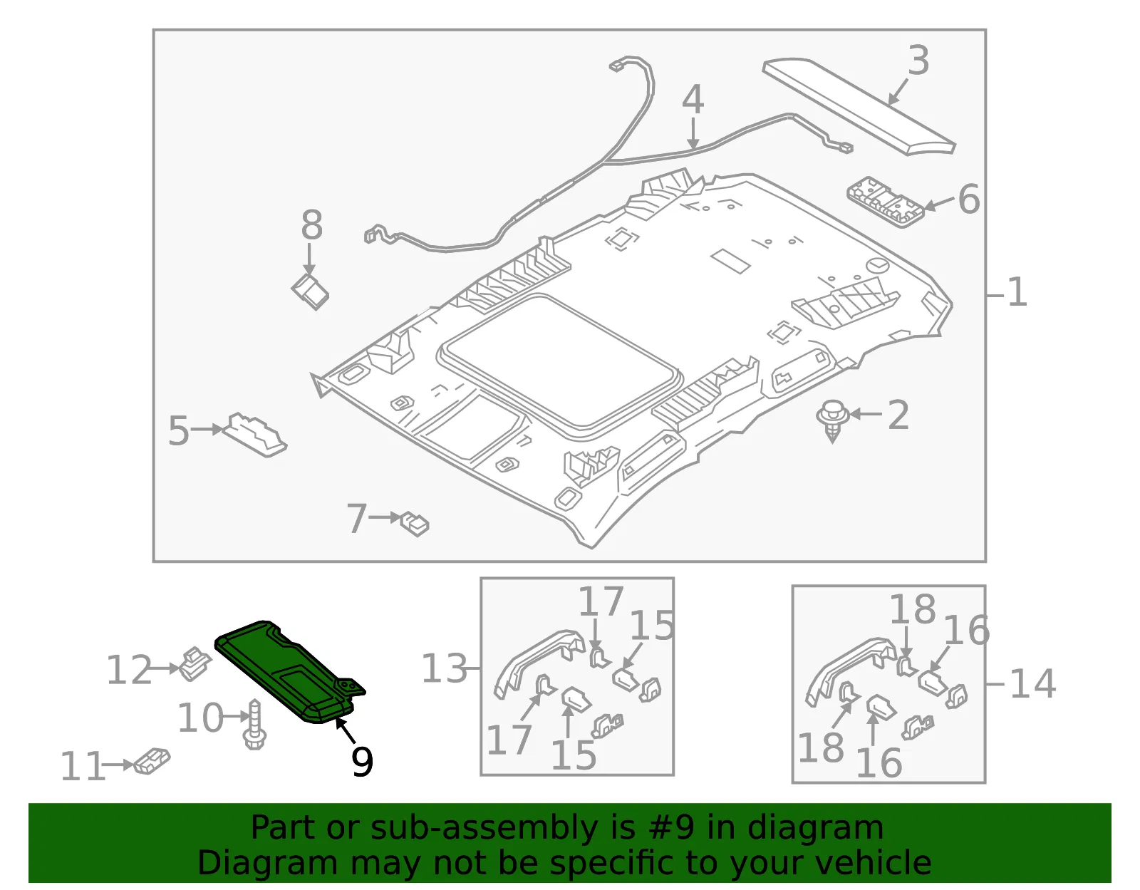 Sun Visor(L) - Mazda (dn4e69320a02) - view 2