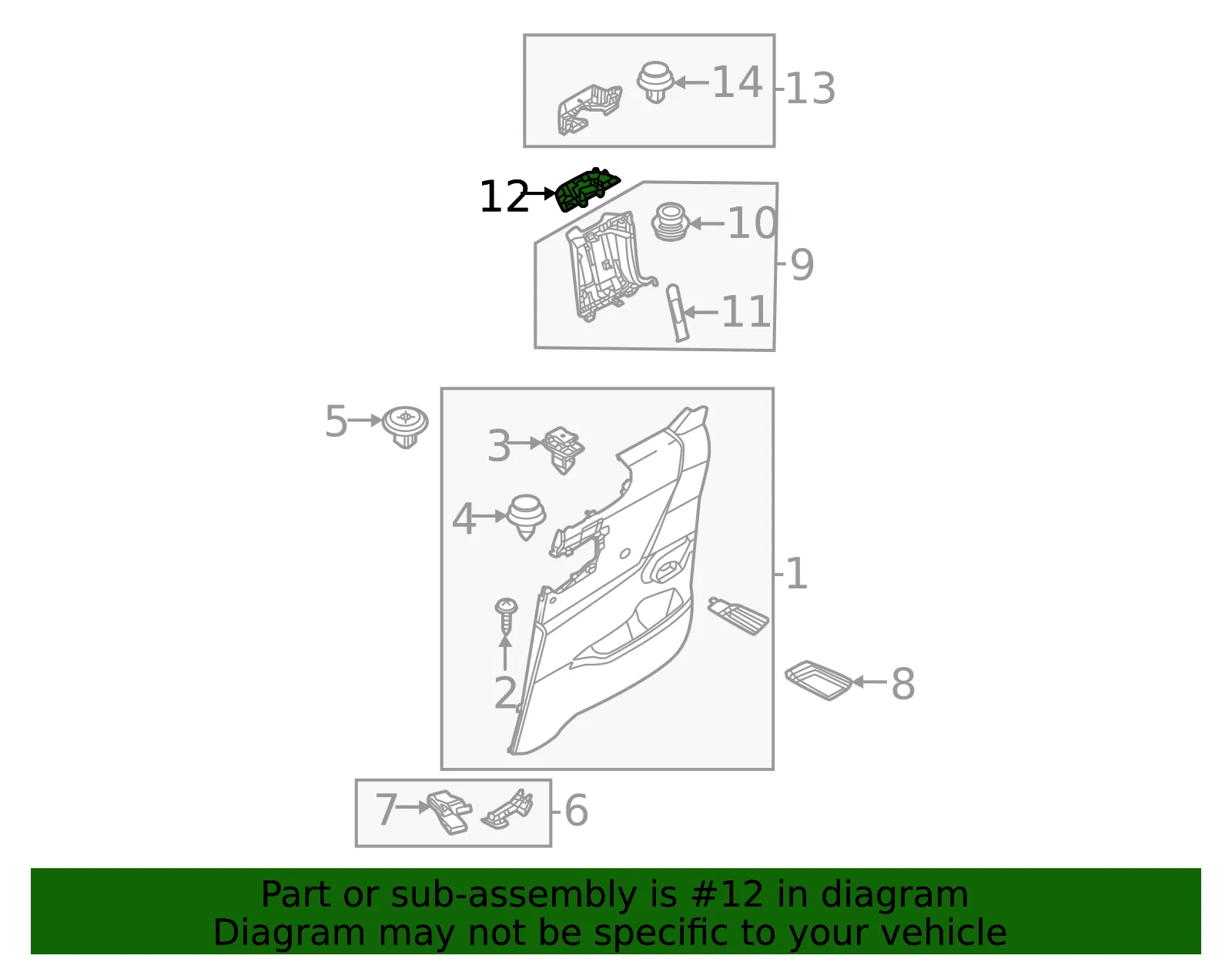 Upper Trim - Mazda (dn4j6812xa02) - view 2