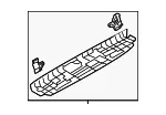Upper Trim - Mazda (dn4j68930a02) - view 3