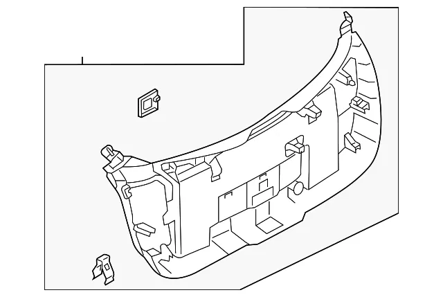 Lower Trim Panel - Mazda (dn4j68960b02)