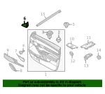 Upper Trim - Mazda (dn4j6911ya02) - view 4