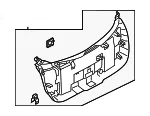 Lower Trim Panel - Mazda (dn4k68960b02) - view 3