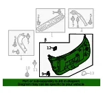 Lower Trim Panel - Mazda (dn4k68960b02) - view 4