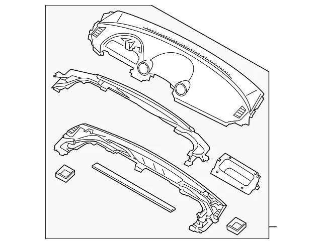 Instrument Panel - Mazda (dr6160400b02)