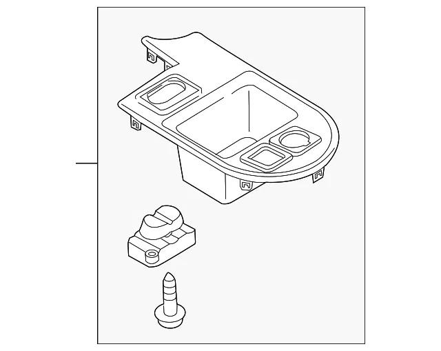 Console Panel - Mazda (dr6164470a02)