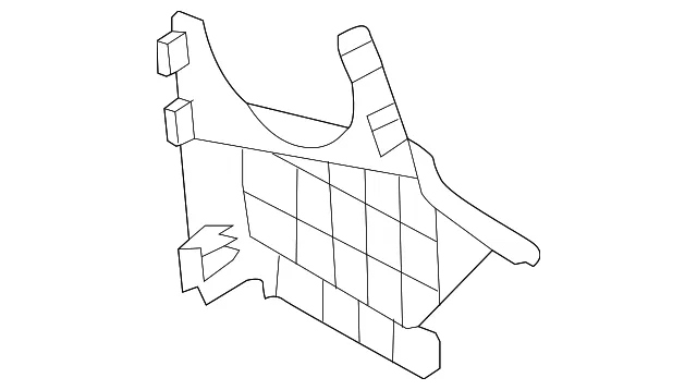 Seat Back Recliner Adjustment Mechanism Cover - Mazda (dr61881f402)
