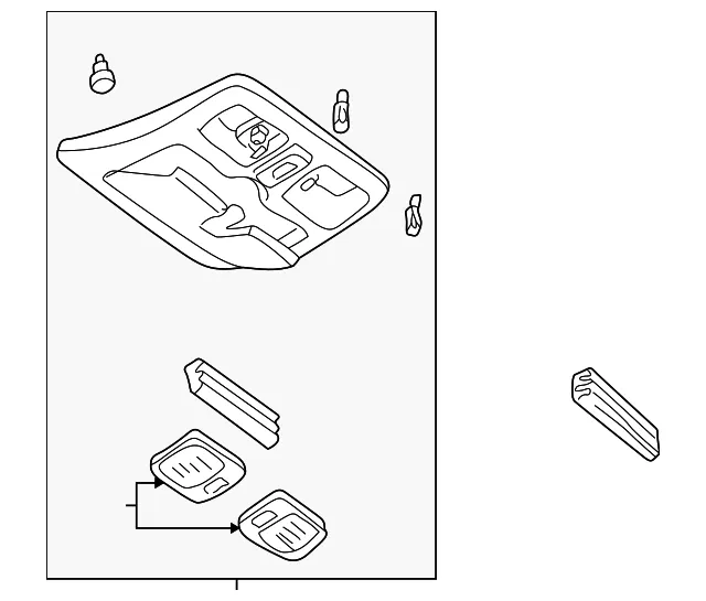 Overhead Console - Mazda (e1006996yr22)