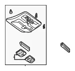 Overhead Console - Mazda (e1006996yr22) - view 3