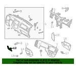 Instrument Panel Cover - Mazda (ec0164280b24) - view 4