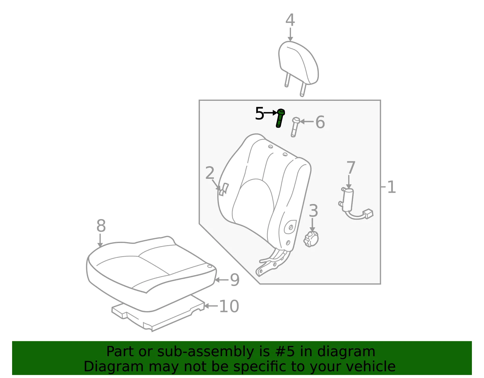 Headrest Guide - Mazda (ec34881g9e70) - view 2